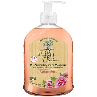 小橄欖樹 清新草本馬賽液體香皂 (玫瑰)